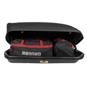 Menabo Mania 400 Litre Black Roof Box (75kg Max.) Menabo - Bars 4 Cars