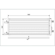 Valeo Air Conditioning Condenser 815125