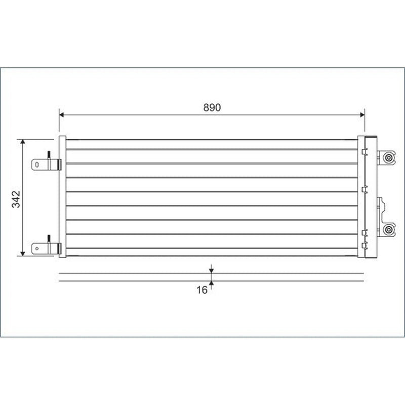 Valeo Air Conditioning Condenser 815125