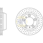 NAPA 2 x / Rear Brake Discs NBD5794-x2