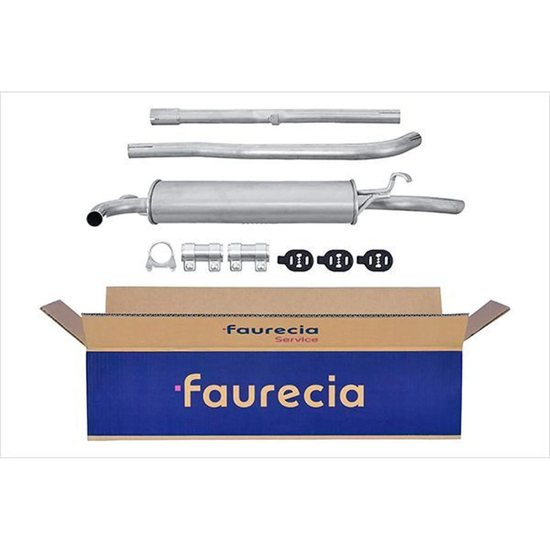 Hella End Silencer Rear fits Fiat Seicento / 600 1997-2008 0.9