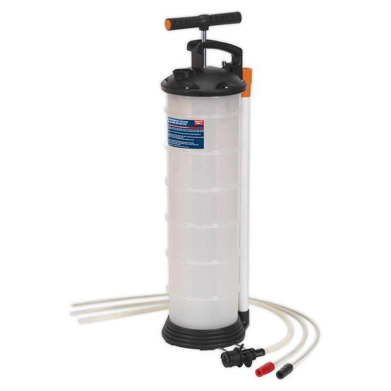 Sealey Vacuum Oil & Fluid Extractor Manual 6.5L TP69 Sealey - Dynamic Drive