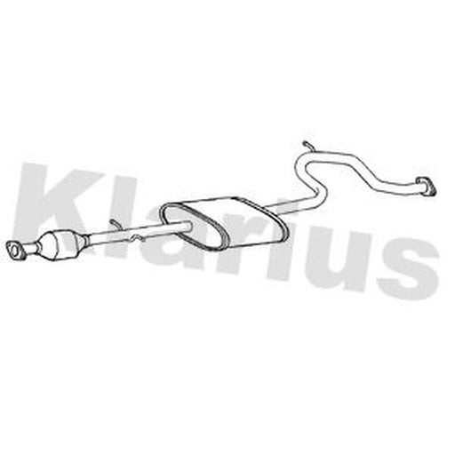 Klarius Catalyst Type Approved fits Mazda CX-3 2015 on 2.0