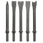Sealey Air Hammer Chisel Set 170mm 5pc SA11C Sealey - Dynamic Drive