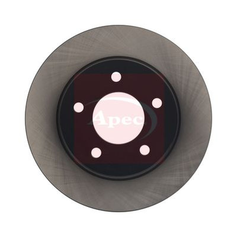 Apec 2 x Solid Brake Discs fits Mazda 3 2003-2014 1.3 1.6