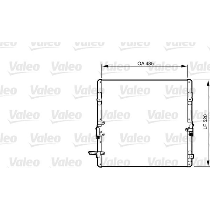 Valeo Air Conditioning Condenser 814280