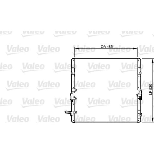 Valeo Air Conditioning Condenser 814280