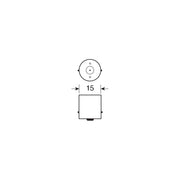 Osram 7529 Original Lamps with Metal Bases, 24 V, 15 W, Pack of 1 Osram  - Dynamic Drive