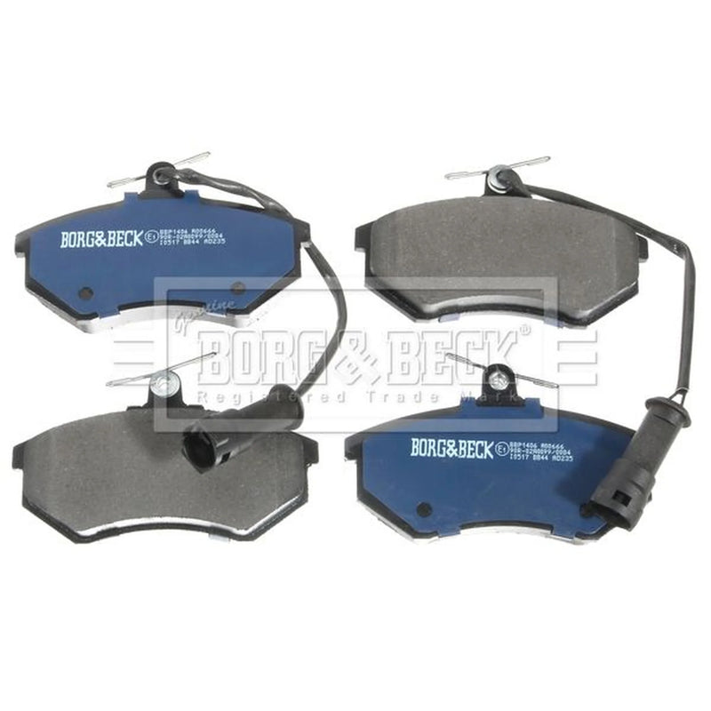 Borg & Beck Front Brake Vented Discs & Pads fits VW Golf 1991-1997 2.0 2.8