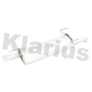 Klarius Box With Tail Pipe Rear fits Opel Astra F 1991-1998 1.4 1.6