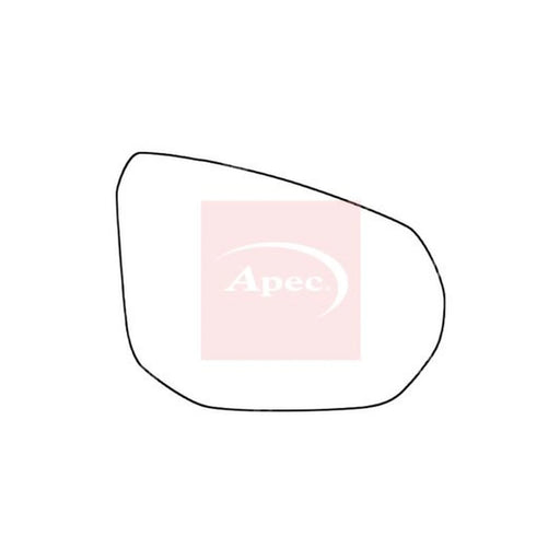 Apec Exterior Wing Mirror Glass Right AMS2774A