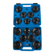 Silverline Oil Filter Wrench Set 15pce 65 - 93mm Silverline - Dynamic Drive