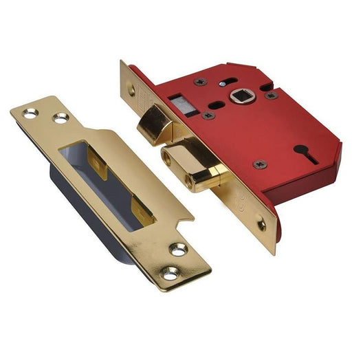 Union StrongBOLT 2203S 3 Lever Mortice Sashlock Polished Brass 81mm 3in Visi UNION - NN4 Online