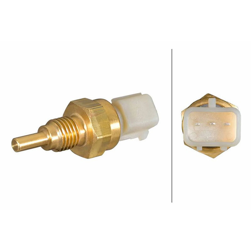 Hella Coolant Temperature Sensor fits Kia Rio I 2000-2005 1.3 1.5