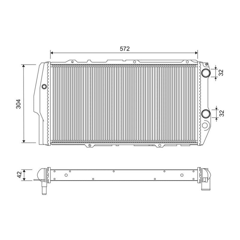 Valeo Engine Radiator 819426