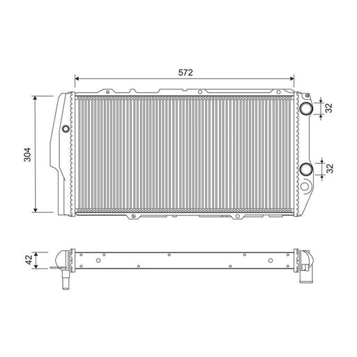 Valeo Engine Radiator 819426