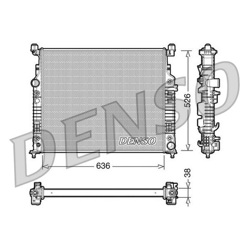 Denso Engine Radiator fits Mercedes-Benz G-Class 2010-2023 461.333
