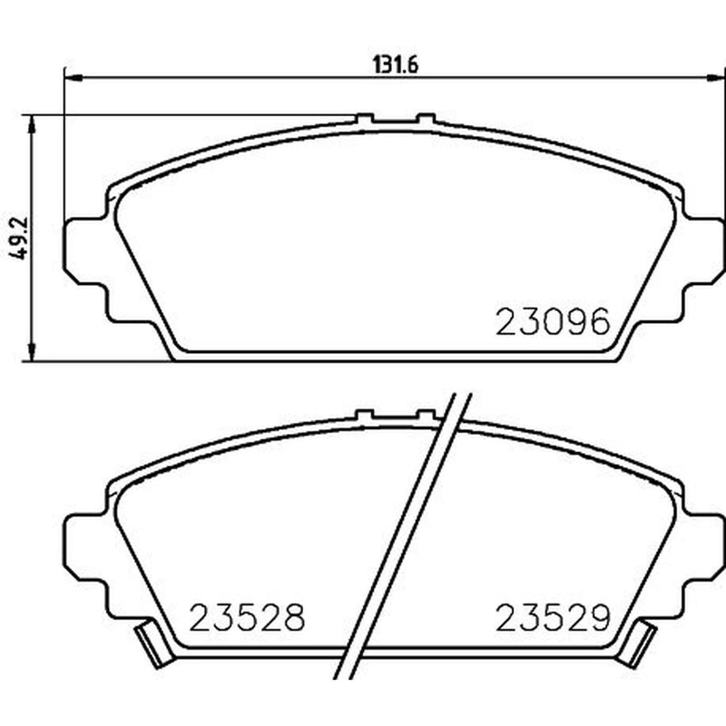 Mintex Front Brake Discs & Pads fits Honda Civic VII 2001-2005 1.7 2.0