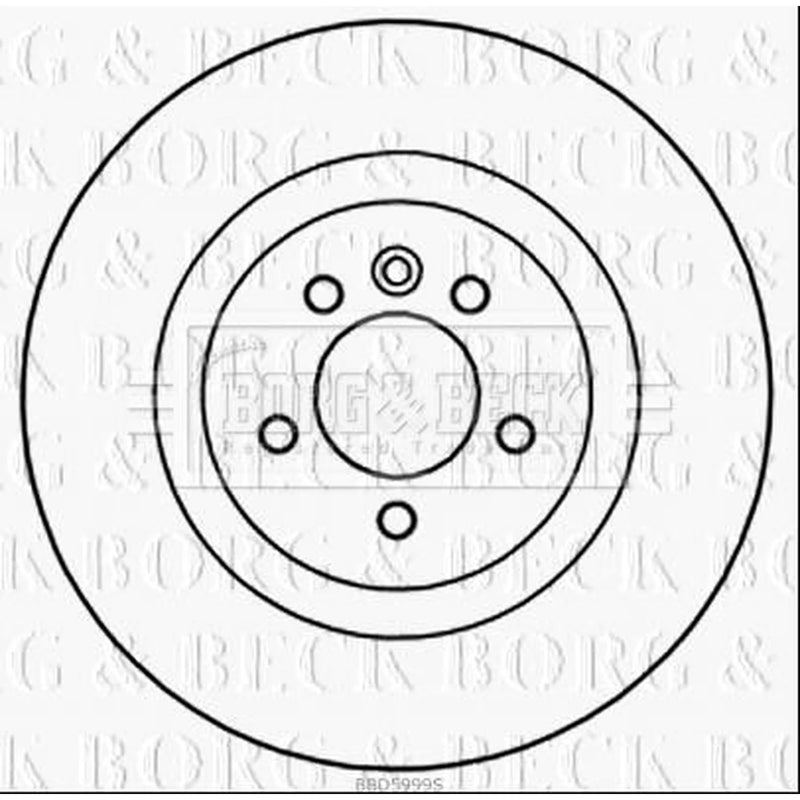 Borg & Beck Front & Rear Brake Discs & Pads fits Land Rover Range Rover Sport I