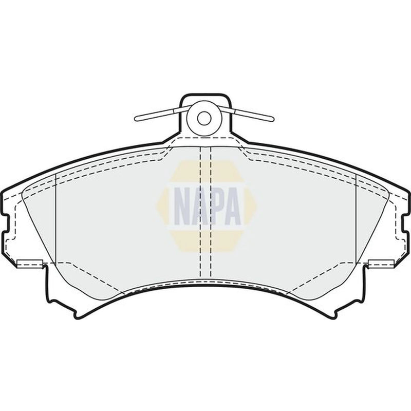 NAPA Front Brake Pad Set fits Mitsubishi Carisma 1995-2006 1.6 1.8 1.9