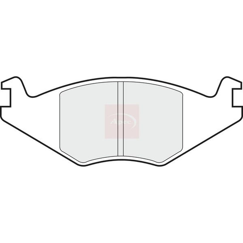 Apec Front Brake Pad Set fits Seat Cordoba 1994-2002 1.4
