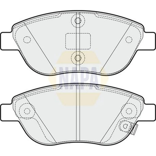 NAPA Front Brake Pad Set NBP1619