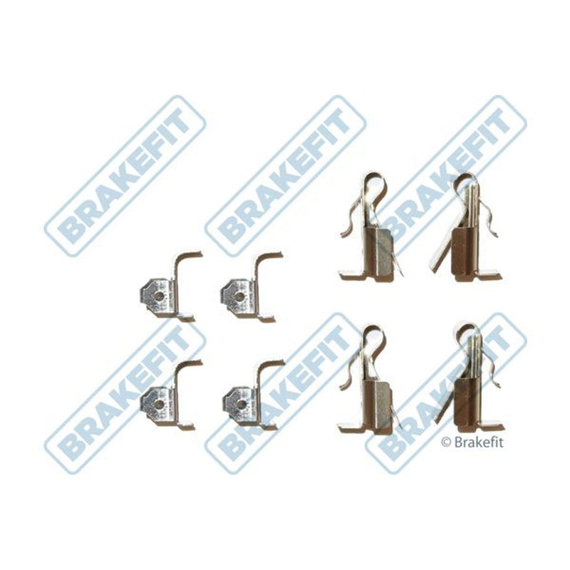Apec Brake Pad Accessory Fitting Kit Rear fits Mitsubishi Colt 1988-1992 1.6 1.8