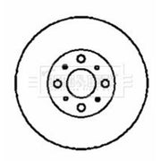Borg & Beck Front & Rear Brake Discs & Pads fits Honda City IV 2003-2008 1.3