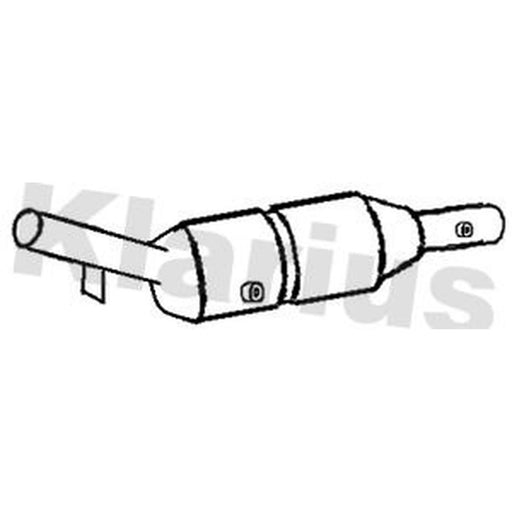 Klarius Diesel Particulate Filter W/Cat T/A fits Citroën Mpv 2018-2021 1.6