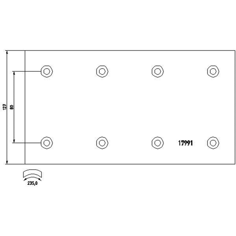 Textar Textar Cv Brake Lining Set 1799102