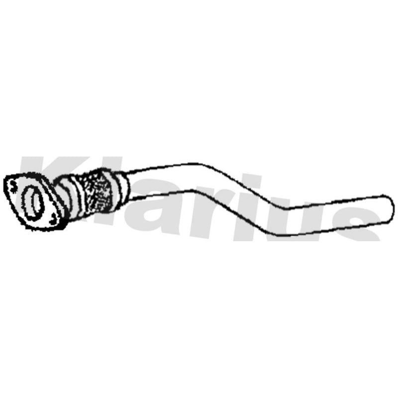 Klarius Exhaust Pipe OD fits Renault Megane III 2012-2016 1.2