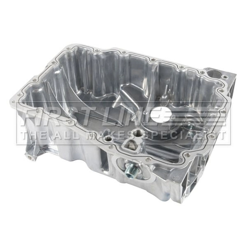First Line Engine Oil Sump Pan Aluminium fits Audi A1 2015-2018 1.0