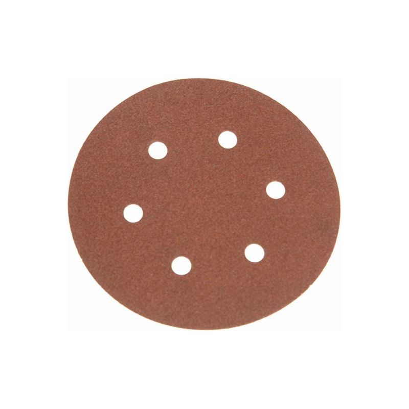 Faithfull Hook & Loop Sanding Disc DID2 Holed 150mm x 80G (Pack 25) Faithfull - Dynamic Drive