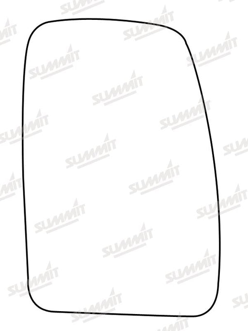 Summit Non-Heated Base Plate With Commercial Mirror Glass fits Renault Master 03 to 10 RHS Summit - Bars 4 Cars