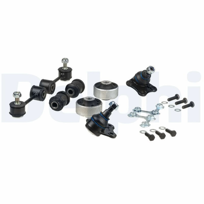 Delphi 8 x Control Arm Repair Kit Front fits Seat Leon 1999-2006 1.4 1.6 1.8 1.9