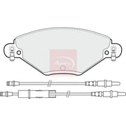 Apec Front Brake Pad Set fits Citroën C5 I 2001-2004 1.8 2.0
