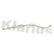 Klarius Box With Centre Pipe Centre fits Peugeot 206 Cc 2000-2008 1.6
