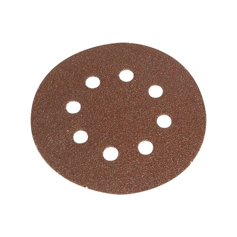 Faithfull Hook & Loop Sanding Disc DID3 Holed 125mm Medium Fine (Pack 5) Faithfull - Dynamic Drive
