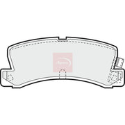Apec Rear Brake Pad Set fits Toyota Carina E VI 1992-1997 2.0