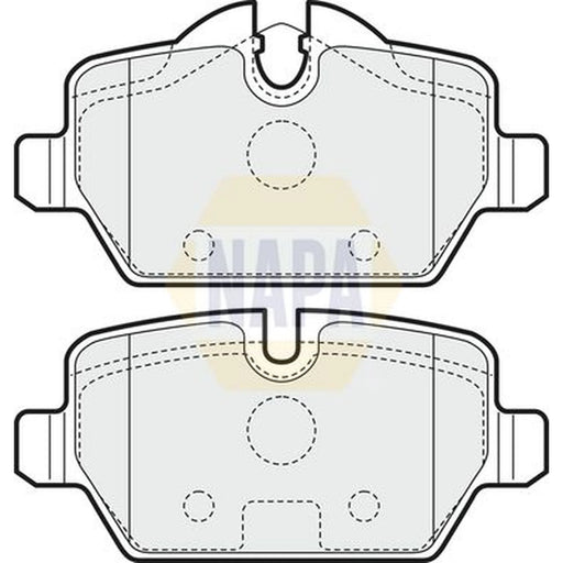 NAPA Front & Rear Pads fits BMW 1 2004-2011