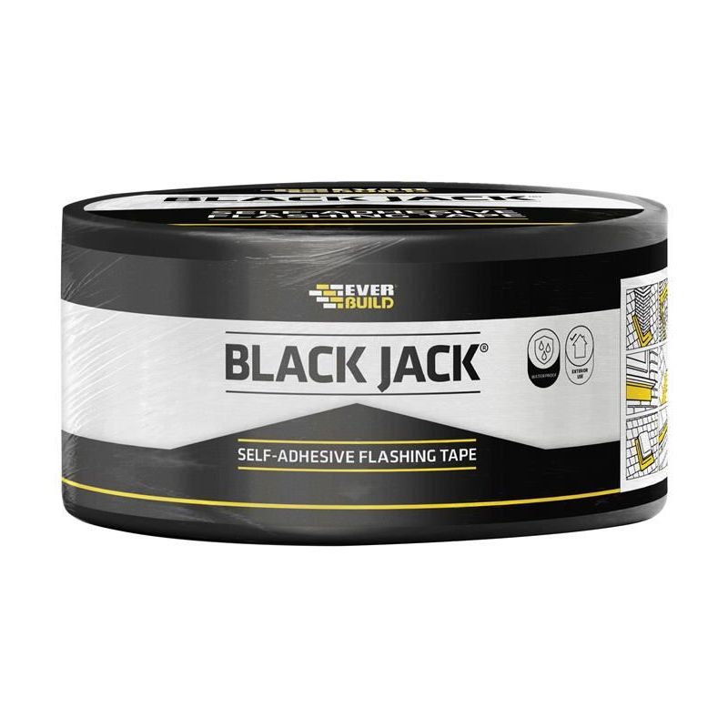 Everbuild Sika Black Jack® Flashing Tape, Trade 150mm x 10m Everbuild Sika - Dynamic Drive