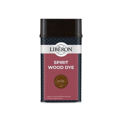 Liberon Spirit Wood Dye Dark Oak 1 litre Liberon - Dynamic Drive