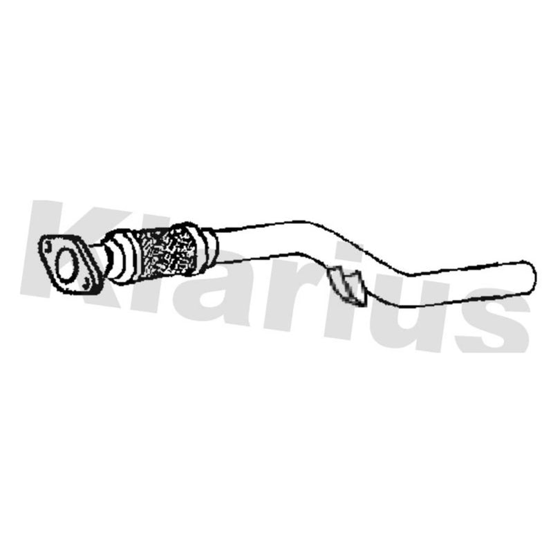 Klarius Exhaust Pipe OD fits Renault Captur I 2013-2019 0.9