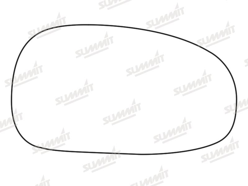 Summit Stick-On Standard Mirror Glass fits Seat Leon RHS Summit - Bars 4 Cars