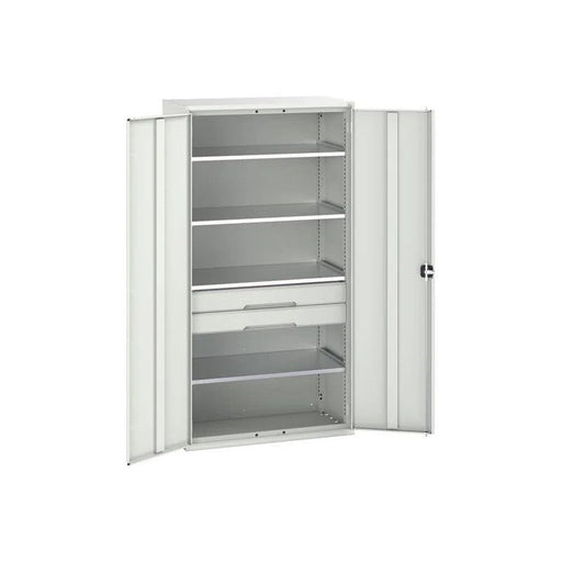 Bott Verso Kitted Cupboard 4 Shelf + 2 Drawer 1050 x 2000mm Light Grey