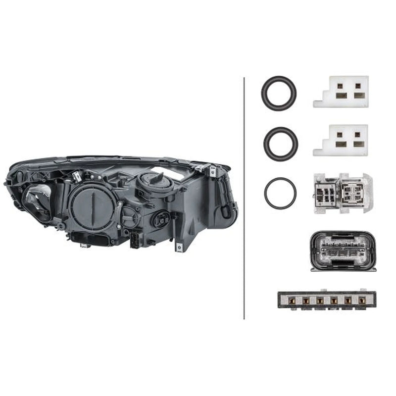 Hella Headlight Headlamp D1S/H7 Left fits BMW 5 Gran Turismo 2009-2017