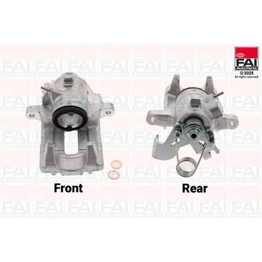 FAI Brake Caliper Assembly Rear Right fits Audi A4 B6 2000-2005