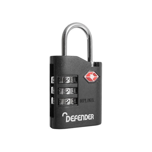 Defender TSA Combination Padlock 35mm DEFENDER - Dynamic Drive