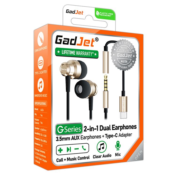 Ring AU24 Gad Jet Earphones