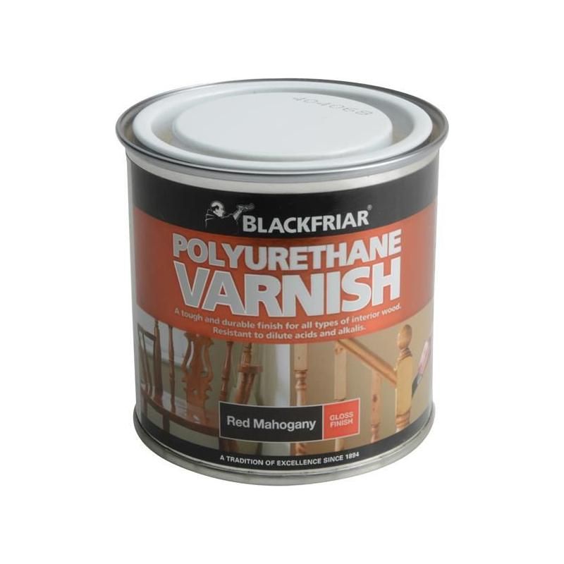 Blackfriar Polyurethane Varnish P35 Deep Red Mahogany Gloss 250ml Blackfriar - Town Tools